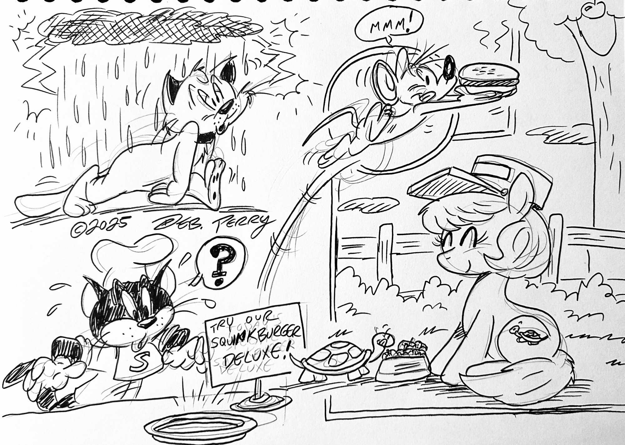 Just a warmup drawing I did.
