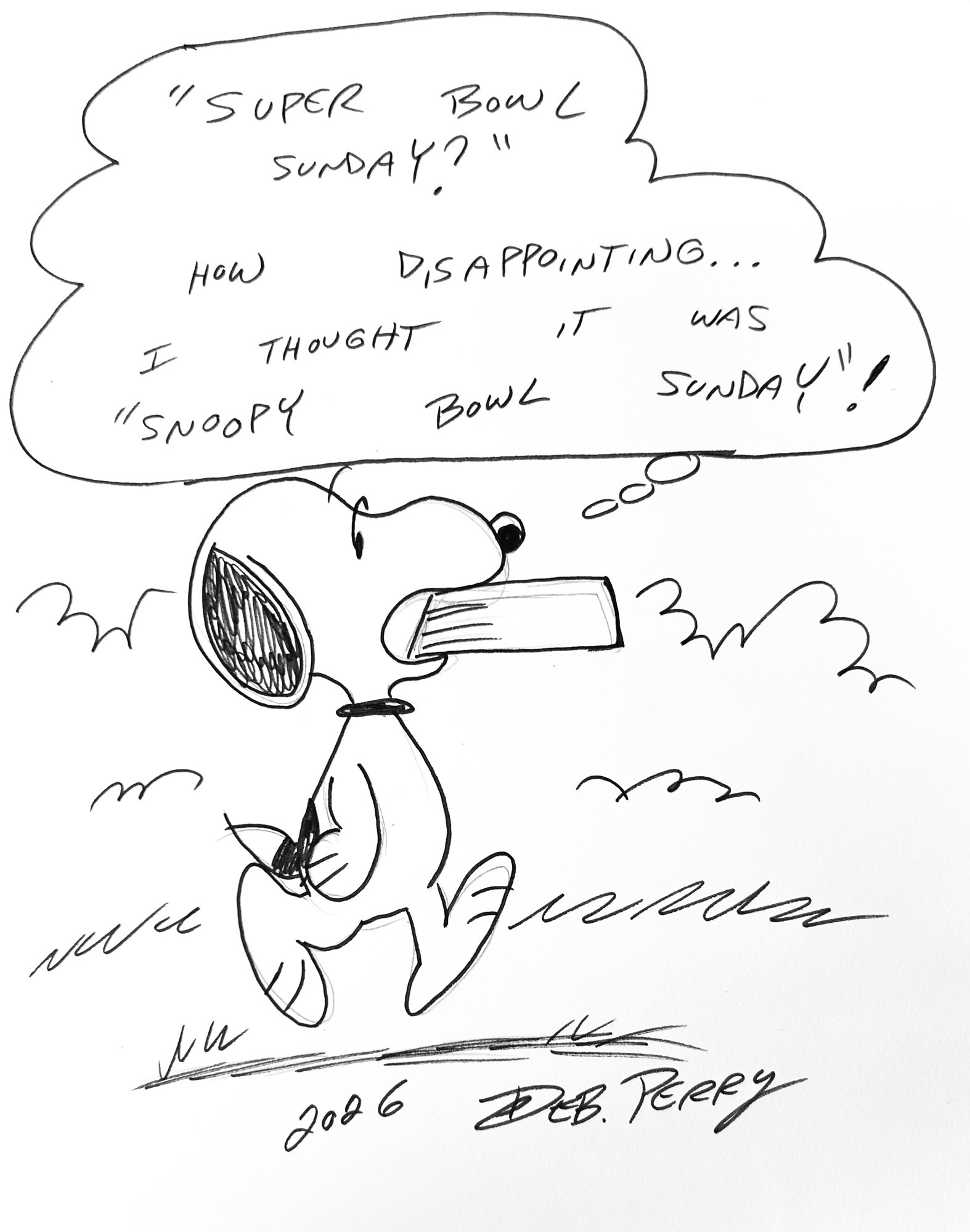 Wait, what!?! You’re kidding!  Football?  Good grief!
